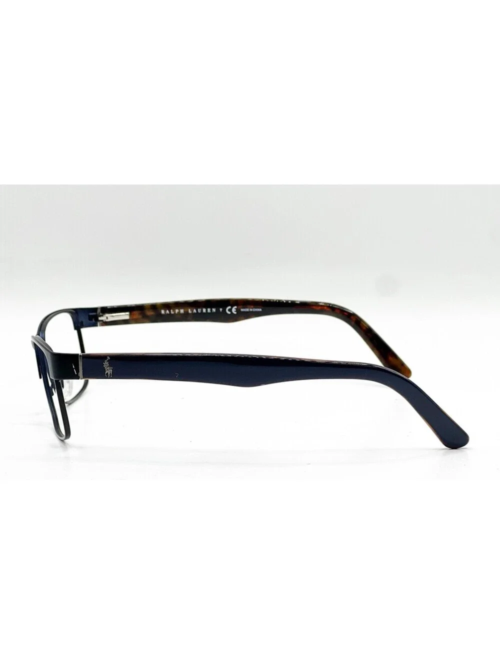 Ralph Lauren PH 1157 9303 Matte Navy Blue Rectangle Eyeglass Frames 53-17-145